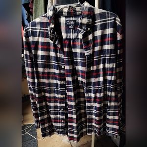 Men's  Flannel Chaps Shirt Large